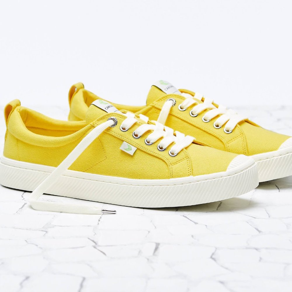 CARIUMA Yellow Sneakers Canvas sz 6/6.5